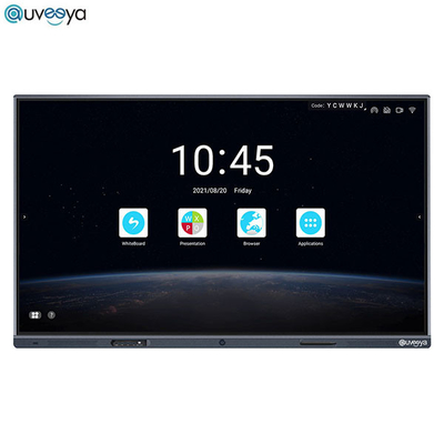 ঐচ্ছিক OPS PC সহ OEM 4K LED ডিজিটাল ইন্টারেক্টিভ প্যানেল 75 ইঞ্চি