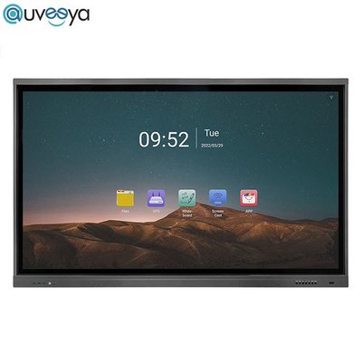 ক্লাসরুম 86 ইঞ্চির জন্য LED 4K ডিজিটাল স্মার্ট স্ক্রীন হোয়াইটবোর্ড ডিসপ্লে
